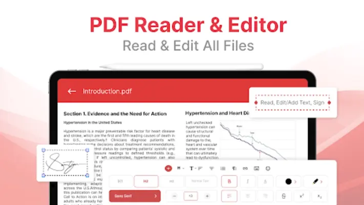 PDF text editor android App screenshot 4